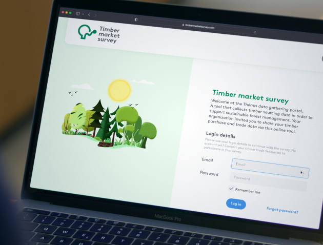 Webapplicatie Timber market survey Webapplicatie Timber market survey