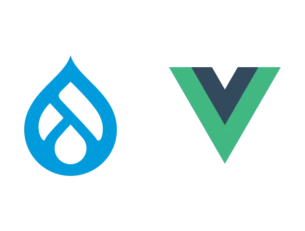 Drupal 10 en Vue 3 logo