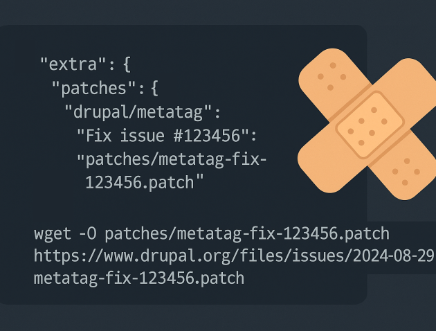 Composer patches in Drupal